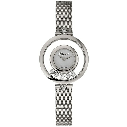 ハッピーダイアモンド ショパール Chopard ハッピーダイヤモンド ホワイトゴールド レデイース腕時計 30％OFF 209416-1001　新品・正規品(国際保証書請求はがき有) 出荷前点検後の発送予定になります。（約1か月前後）