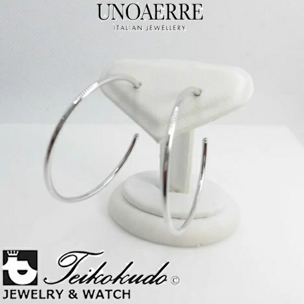White Gold - ウノアエレ ピアス UNOAERRE K18ホワイトゴールドピアス ゴールド 020486 G1721 【国内正規販売店】