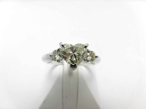 PTダイヤリング/センターD1.008ct 0.20ct SI1/F8383/ダイヤモンドリング/指輪/ゆびわ/ring/ジュエリー/ダイヤ/女性用/レディース/プレゼント/ギフト/お買い得/オススメ/送料込み/宝石