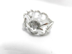 【50%Off】K18WGダイヤリングF9698/D0.41ct/\438,000⇒\219,000/ダイヤモンドリング/指輪/ゆびわ/ring/ジュエリー/ダイヤ/女性用/レディース/プレゼント/ギフト/お買い得/オススメ/送料込み/宝石