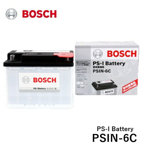 BOSCH ボッシュ 欧州車用 カルシウムバッテリー PSIN-6C PS-I Battery / PS-I バッテリー LN2 [適合車種]　ボルボ　C70 I C70 II S40 I V40 V40 I V40 II V50