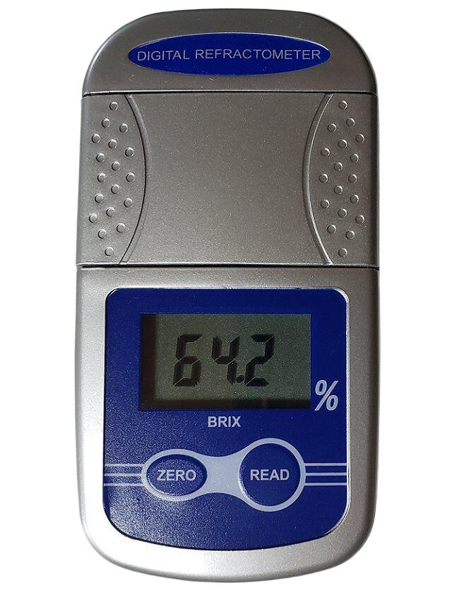 低濃度から中濃度(0-65%)糖度が瞬時にわかる高性能 ポケットデジタル屈折計デジタル糖度計（Brix0-65)..