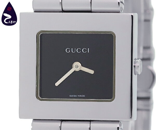 GUCCI(グッチ)スクエア ウォッチ600J(ユニセックス クオーツ SS)【質屋出店】【掘り出しモノ】【ファッション】【ブランド】【質流れ】【中古】Y3T1R124021510