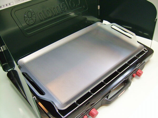 ZEOOR(ゼオール)極厚バーベキュー鉄板 BBQ・キャンプの必須アイテム。 コールマン パワーハウスLPツーバーナーストーブ2専用グリルプレート 板厚6.0mm通販格安セール情報 楽天 通販