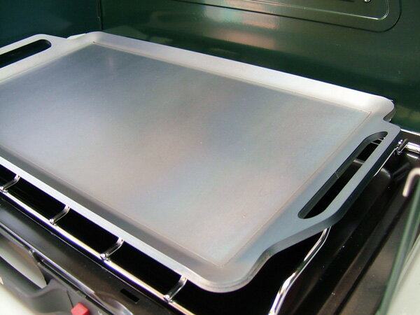 ZEOOR(ゼオール)極厚バーベキュー鉄板 BBQ・キャンプの必須アイテム。 コールマン パワーハウスLPツーバーナーストーブ2専用グリルプレート 板厚6.0mm通販格安セール情報 楽天 通販