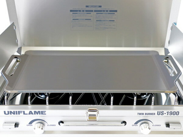 プロ仕様!極厚バーベキュー鉄板!BBQ・アウトドアの必須アイテム。 ユニフレーム ツインバーナー US-1900専用グリルプレート 板厚6.0mm通販格安セール情報 楽天 通販
