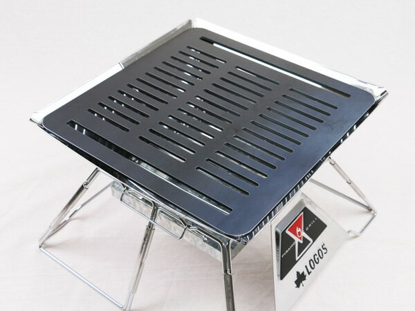 プロ仕様！極厚バーベキュー鉄板！BBQ・アウトドアの必須アイテム。　ロゴス（LOGOS）　焚火ピラミッドグリルEVO-M専用グリルプレート　板厚6.0mm通販格安セール情報　楽天　通販