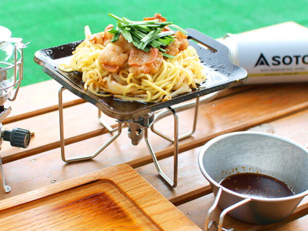 プロ仕様!極厚バーベキュー鉄板!BBQ・アウトドアの必須アイテム。 SOTO レギュレーターストーブ FUSION専用グリルプレート 板厚4.5mm通販格安セール情報 楽天 通販