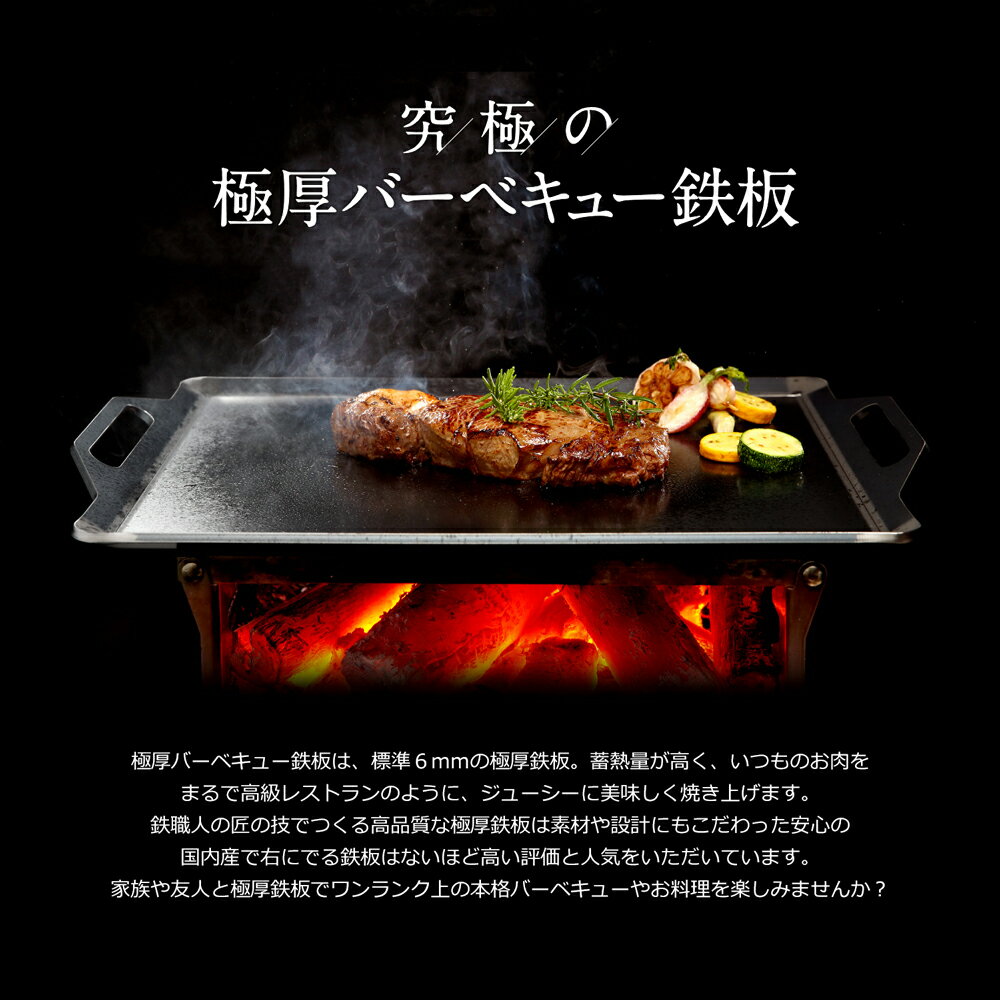 ZEOOR(ゼオール) 極厚バーベキュー鉄板 キャンプ BBQ アウトドアの必須アイテム コールマン Coleman クールスパイダー プロ レッド 専用 グリルプレート 板厚4.5mm