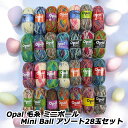 【ラスト30セット】Opal 毛糸 ミニボール/Mini Ball アソート28玉セット【交換・返品不可】