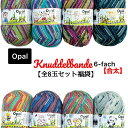 楽天毛糸・手芸の店　テライ【新商品入荷！】Opal 毛糸Knuddelbande（クヌーデルバンド） 6-fach【合太】全8玉セット福袋