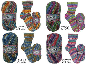 【限定再入荷】Opal Fairytale/フェアリーテイル 4-fach 全色8玉セット福袋【addiソックスマーカー付】
