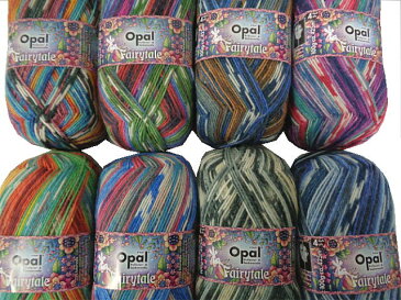 【限定再入荷】Opal Fairytale/フェアリーテイル 4-fach 全色8玉セット福袋【addiソックスマーカー付】
