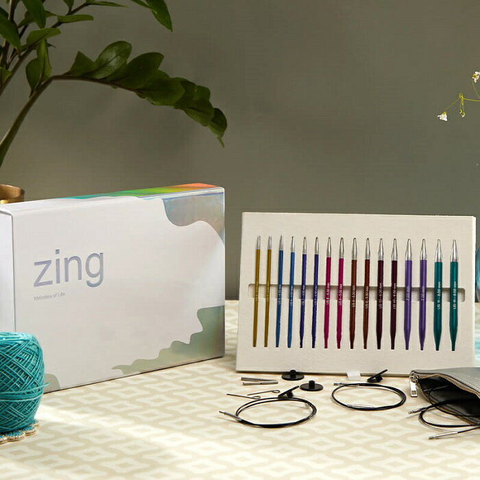 knitpro(ニットプロ) zing メタル交換輪針8サイズSET　47412