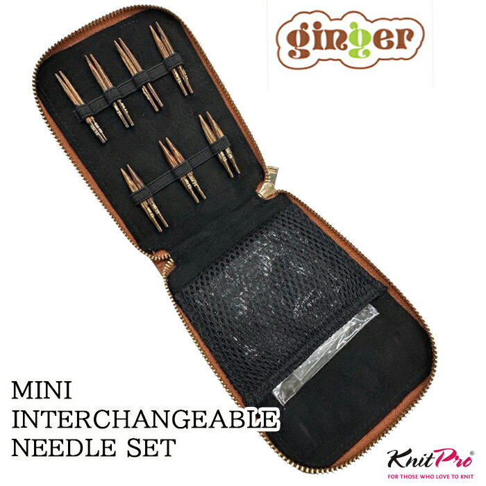 knitpro(ニットプロ) 5cmシャフト付け替え輪針 ジンジャー・ミニ・セット 31290