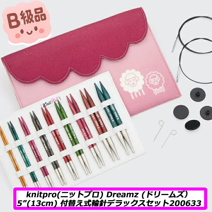Rakuten - 【B級品特価】knitpro(ニットプロ) Dreamz (ドリームズ）5”(13cm) 付替え式輪針デラックスセット200633【宅配送料無料】