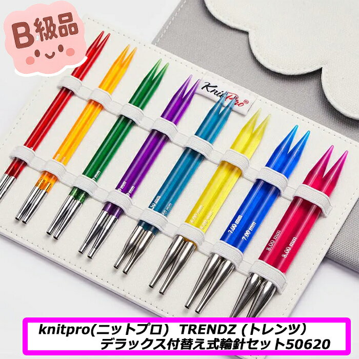 【B級品特価】knitpro(ニットプロ) TRENDZ (トレンツ）デラックス付替え式輪針セット50620【宅配送料無料】（楽天・毛糸・編針の店 テライ）