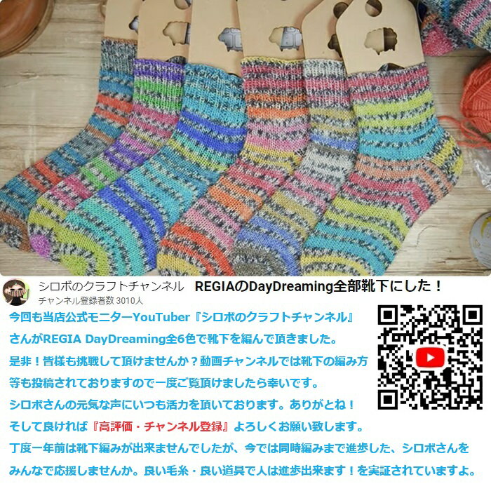 【限定版】REGIA 毛糸100g4ply Daydreaming(デイドリーミング)全色6玉セット福袋 2