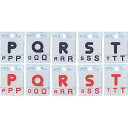フロッキーネーム英字P-T【ネコポス便対応商品】【ひらがなねーむ】【入園・入学】