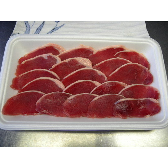 家庭用　猪肉　いのしし肉　イノシシ肉　（肩ロース肉スライス（並）　あっさり肉500g）