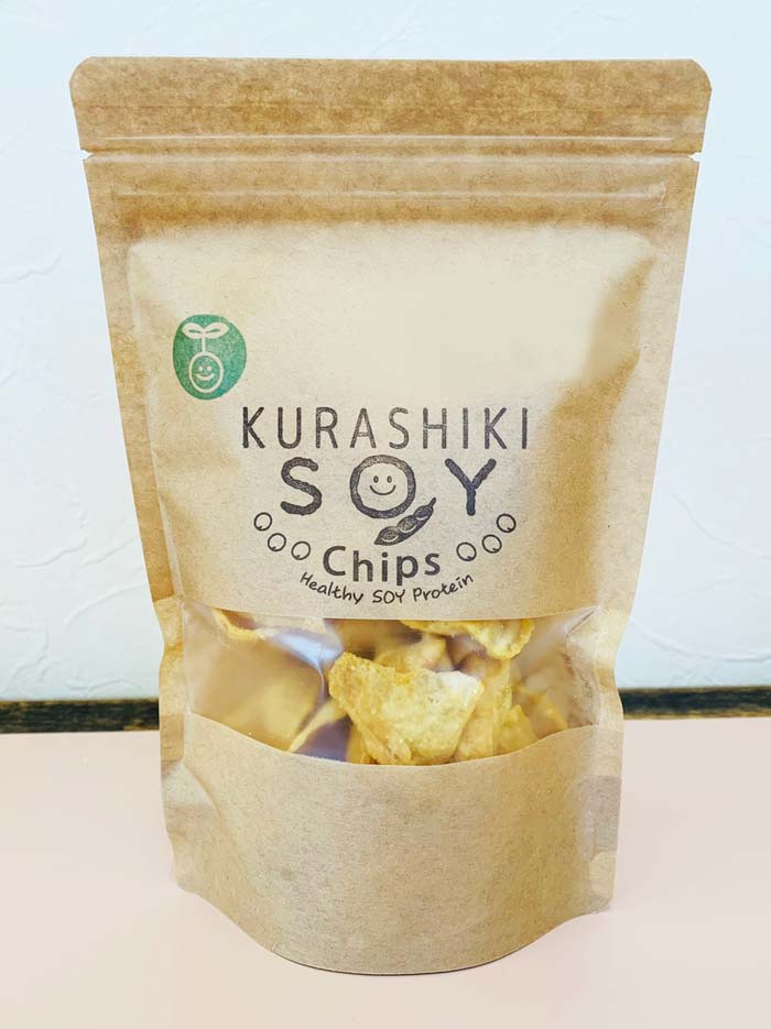 国産大豆の倉敷ソイチップス のり塩味50g 国産大豆100%・無添加・ノンフライ