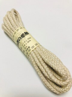 巾着袋　紐パン　靴紐　麻混　組紐