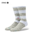 STANCE-BRICE-WHITE-スタンス メンズソックス スタンス ソックス メンズ 男性 ギフト プレゼント