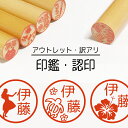 ハワイ ホヌ 印鑑 認印 銀行印 子供 こども キャラクター 赤ちゃん 男の子 女の子 はんこ 木 木製 イラスト 柘 あかね作成 買い回り 記念式 卒園式記念...