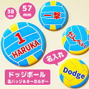 ドッジボール スポーツ 名前 キーホルダー 名入れ 文字入れ ストラップ 缶バッジ 安全ピン 応援グッズ 卒団記念 大量注文OK 記念 チーム 部活 サークル ...