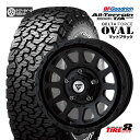 DELTAFORCE OVAL デルタフォース オーバル16×5.5+20 5/139.7マットブラックBFグッドリッチ オールテレーンT/A KO2215/70R16 ホワイトレター新品タイヤ ホイールセット 16インチジムニー(JB64)など