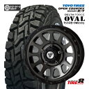 DELTAFORCE OVAL デルタフォース オーバル16×5.5+20 5/139.7マットスモークポリッシュトーヨー オープンカントリーR/TLT185/85R16 105/103N ホワイトレター新品タイヤ ホイールセット 16インチジムニー(JB64)など