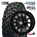 DELTAFORCE OVAL デルタフォース オーバル16×5.5+20 5/139.7マットブラックトーヨー オープンカントリーR/TLT185/85R16 105/103N ホワイトレター新品タイヤ ホイールセット 16インチジムニー(JB64)など