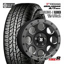 【人気の4WD・SUV用ホイール】デリカD:5(CV#W)・RAV4(30/50系 PHV除く)などエクストリームJ XJ0316×7.0J+35 5/114フラットブラック/スモークフランジヨコハマジオランダーA/T G015225/70R16 ブラックレター新品タイヤ ホイールセット