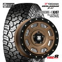 【人気の4WD・SUV用ホイール】デリカD:5・RAV4などXTREAM-J エクストリームJ XJ0716×7.0J+35 5/114 マットブロンズ/ブラックリムヨコハマジオランダーX-AT G016LT215/70R16 100/97Q ブラックレター新品タイヤ ホイールセット 16インチ