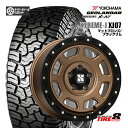 【人気の4WD・SUV用ホイール】デリカD:5・RAV4などXTREAM-J エクストリームJ XJ0716×7.0J+35 5/114 マットブロンズ/ブラックリムヨコハマジオランダーX-AT G016235/70R16 アウトラインホワイトレター新品タイヤ ホイールセット 16インチ