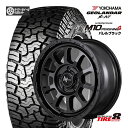 【人気の4WD・SUV用ホイール】デリカD:5(CV#W)・RAV4(30/49系 PHV除く)などナイトロパワー M10パーシングSバレルブラック16×7.0J+40 5-114ヨコハマ ジオランダーX-AT G016LT215/70R16 100/97Q ブラックレター 新品タイヤ ホイールセット