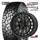 【人気の4WD・SUV用ホイール】デリカD:5(CV#W)・RAV4(30/50系 PHV除く)などマッドヴァンスX タイプM16×7.0J+35 5/114.3フルマットブラックヨコハマ ジオランダーX-AT G016235/70R16 アウトラインホワイトレター新品タイヤホイール4本SET