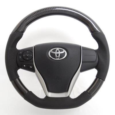 REAL レアル ステアリング【80ヴォクシー/80ノア/80エスクァイア】ブラックカーボン[オリジナル] 送料..