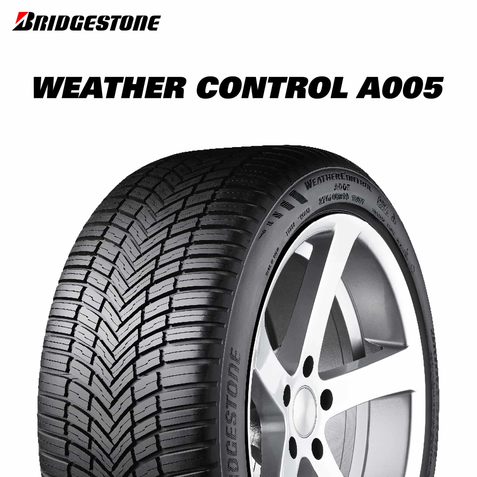 楽天tirewheel 楽天市場店23年製 255/50R19 103T AO ブリヂストン WEATHER CONTROL A005 B-SEAL （ウェザー コントロールA005 ビーシール） アウディ承認 タイヤ オールシーズンタイヤ 19インチ 255/50/19 255/50-19 255-50-19 2555019 新品