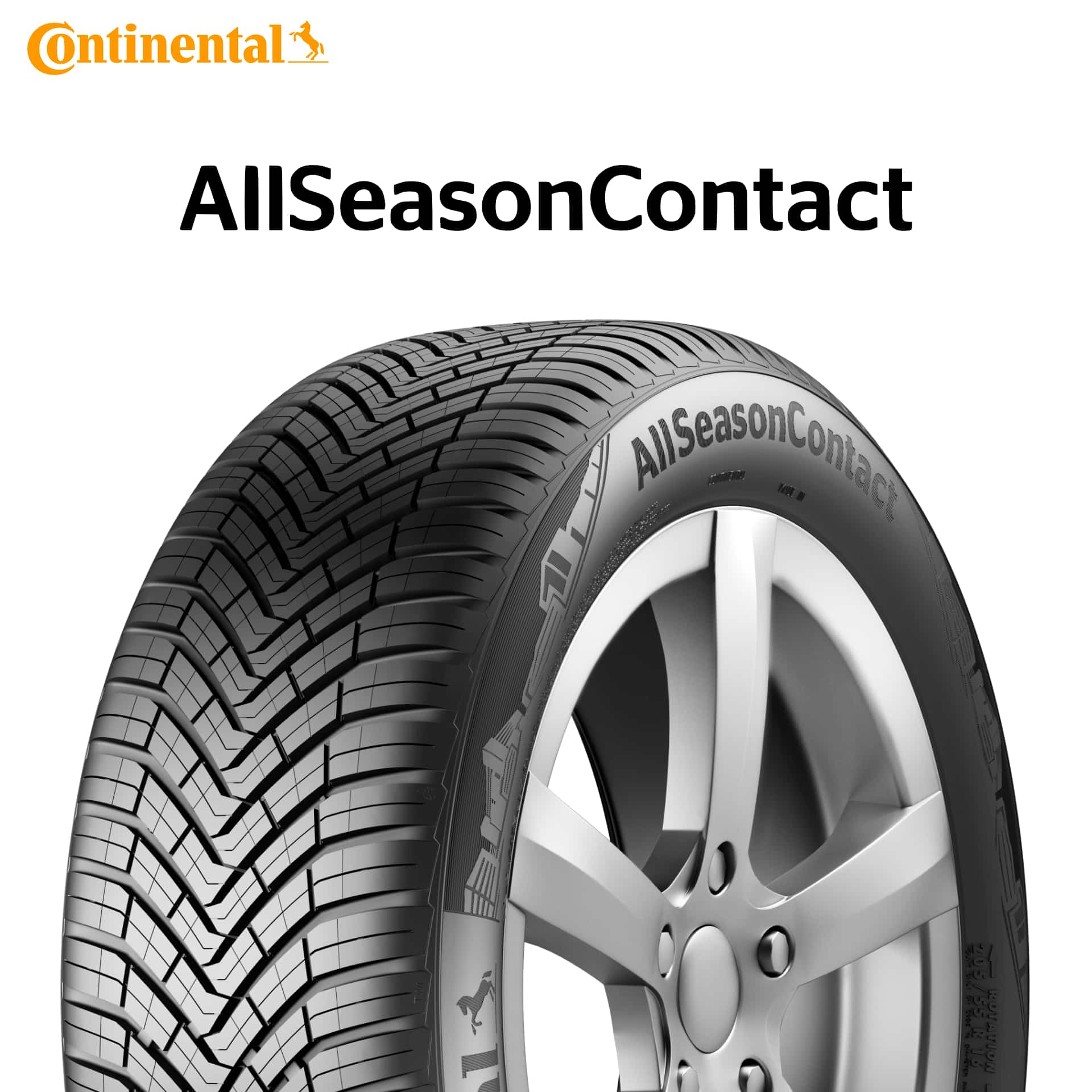 23年製 225/55R18 98V コンチネンタル AllSeasonContact (オールシーズンコンタクト) オールシーズンタイヤ 18インチ 225/55/18 225/55-18 225-55-18 2255518 新品