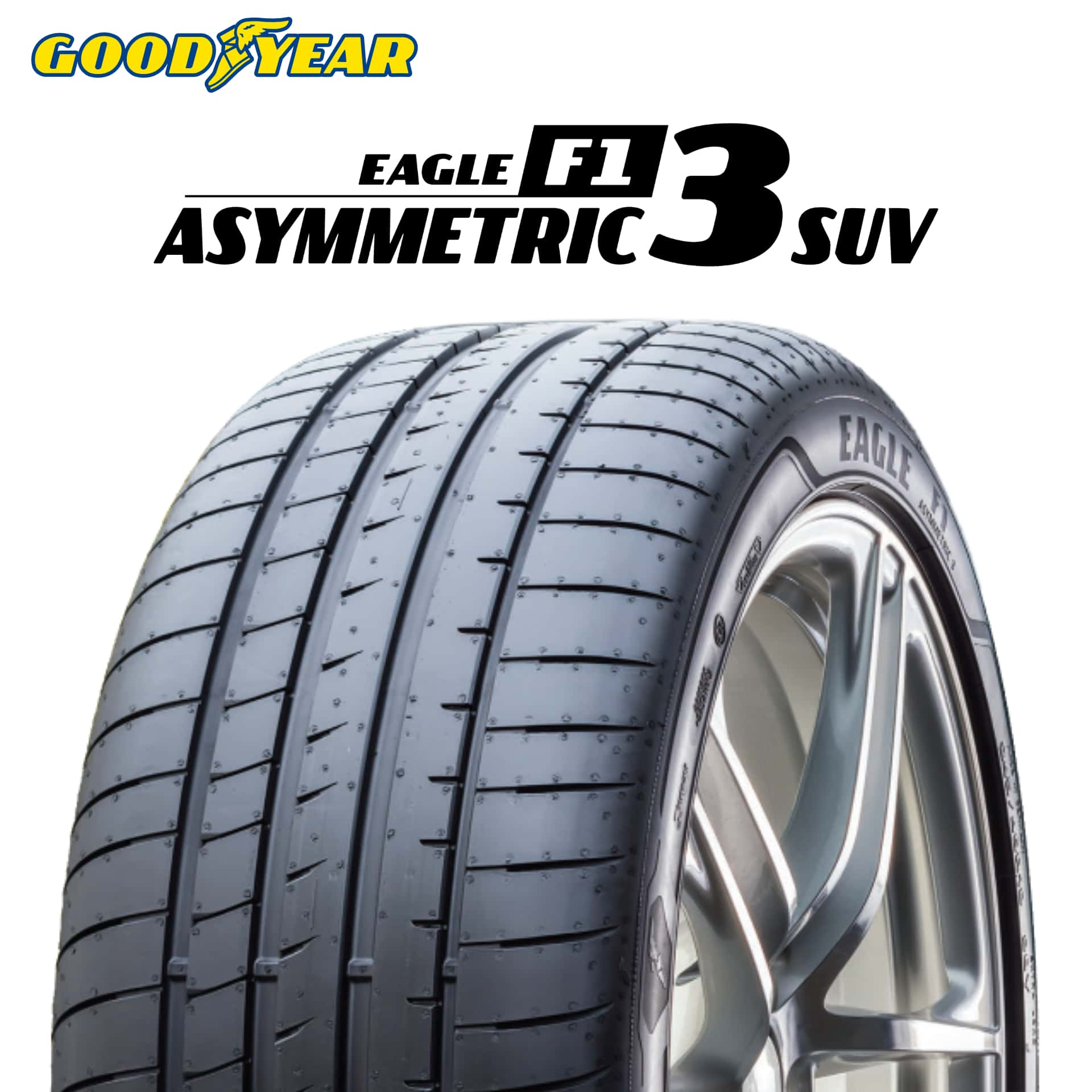 23年製 235/60R18 107V XL J LR グッドイヤー EAGLE F1 ASYMMETRIC 3 SUV (イーグルF1 アシメトリック3 SUV) ジャガー・ランドローバー承認 タイヤ 18インチ 235/60/18 235/60-18 235-60-18 2356018 新品