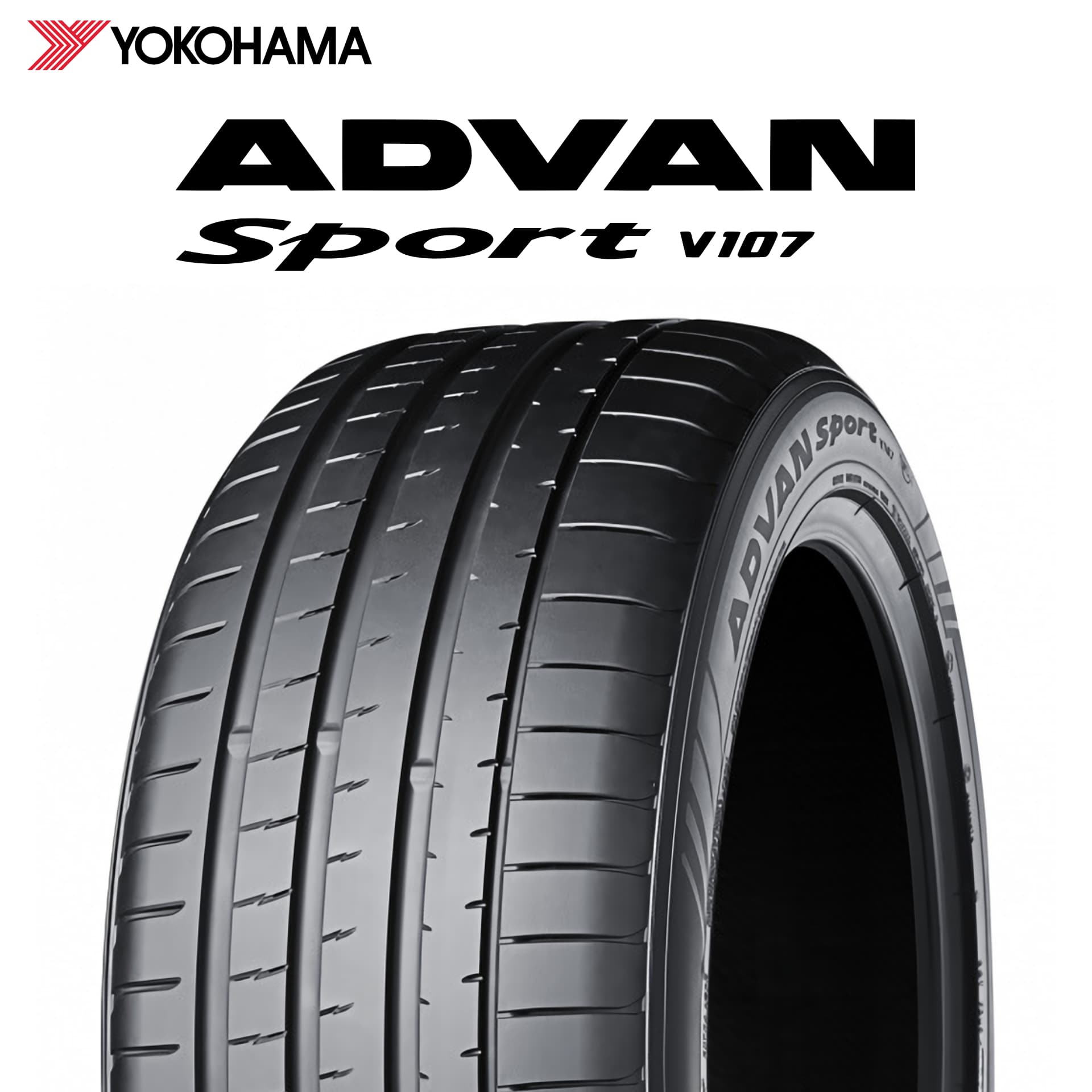 23年製 日本製 235/40R18 (95Y) XL ヨコハマタイヤ ADVAN Sport V107 (アドバン スポーツV107) 18インチ 235/40/18 235/40-18 235-40-18 2354018 新品