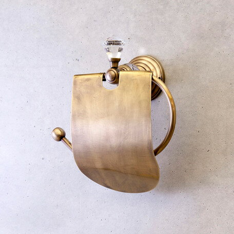 真鍮 トイレットペーパーホルダー オットーネ［トイレットペーパーホルダー5201］＜真鍮＞アンティーク調トイレットペーパーホルダー