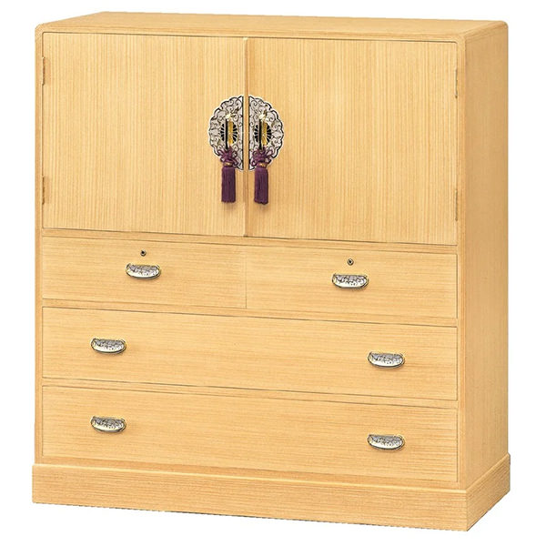 総桐箪笥 桐たんす 着物 総桐 衣装タンス FK-41 盆四杯 宇造り仕上げ 静岡県産 開梱設置無料