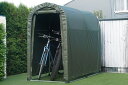 南栄工業 サイクルハウス (パイプ倉庫) 2台用ARMY