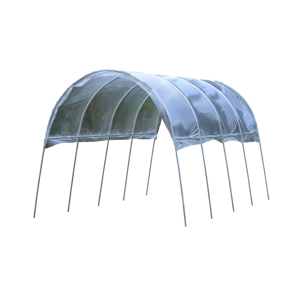 乐天商城 - ナンエイ　雨よけハウス　2畝用　南栄工業AM2235型　(間口2.2m×奥行3.5m)