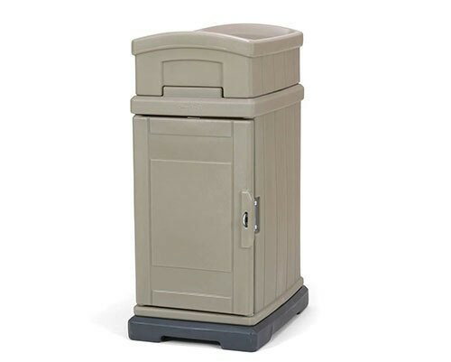 ポスト 置き型 デリバリー宅配ボックス＆ストレージ Hide Away(グレー) （タン）