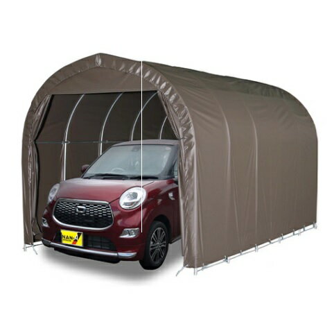Rakuten - パイプ車庫 ナンエイ 埋込み式軽用　2540USB　送料無料