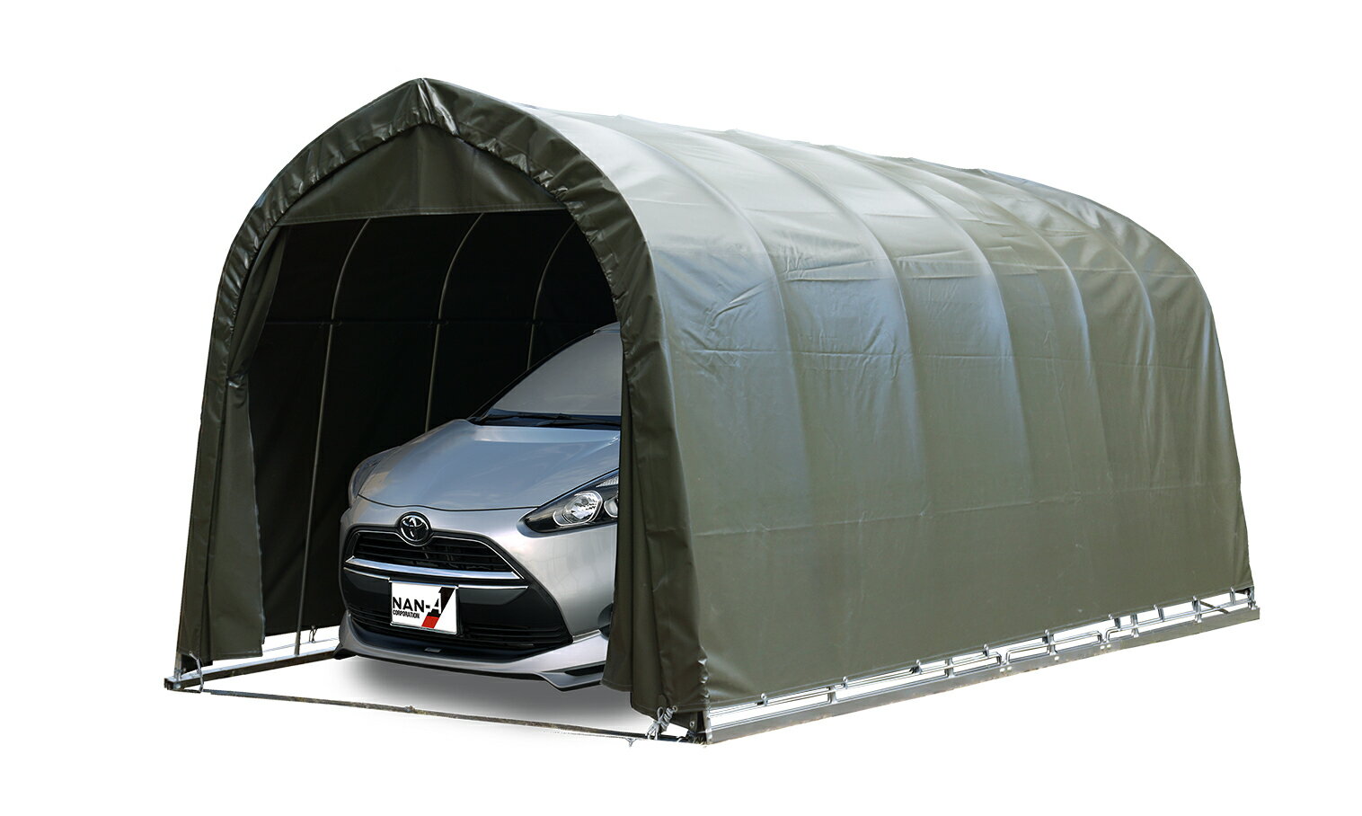 Rakuten - パイプ車庫 ベース式　ミニバンタイプ用　2748B　OD（南榮工業）
