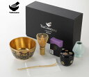 【茶道具/尾形光琳】抹茶セット 光琳写 燕子花図 抹茶碗 本金使用 BOX入り 抹茶茶碗 新品 Tea ceremony